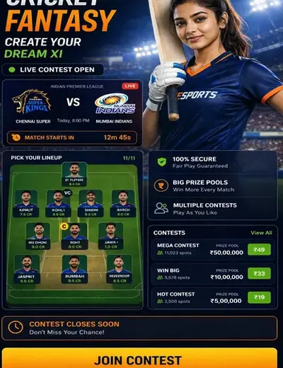 Rajabets (rajabets apk) fantasy cricket & matchday visual 3